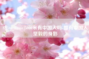 济宁5000米有中国人吗-都有中国人坚毅的身影