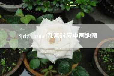 济宁九宫对应中国地图
