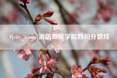济宁消防救援学院四川分数线