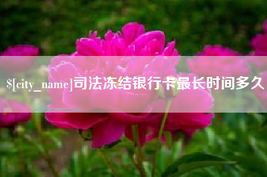 济宁司法冻结银行卡最长时间多久