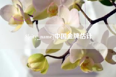 济宁中国金牌估计
