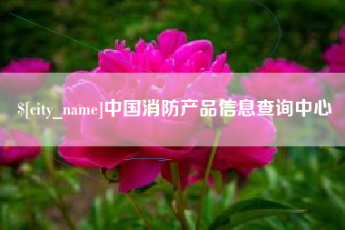 济宁中国消防产品信息查询中心