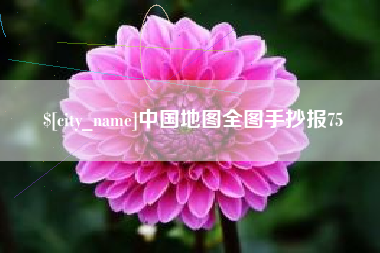 济宁中国地图全图手抄报75