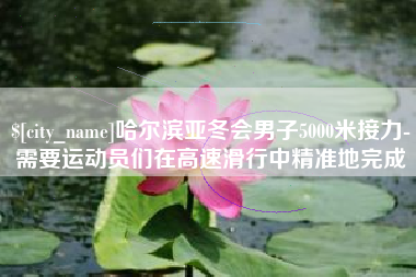 济宁哈尔滨亚冬会男子5000米接力-需要运动员们在高速滑行中精准地完成