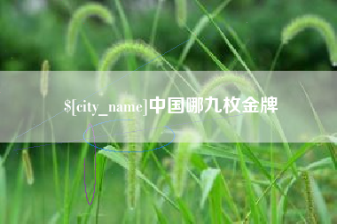 济宁中国哪九枚金牌