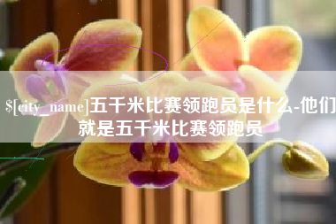 济宁五千米比赛领跑员是什么-他们就是五千米比赛领跑员