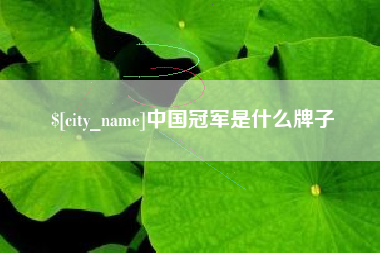 济宁中国冠军是什么牌子