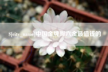 济宁中国金牌哪六金最值钱的