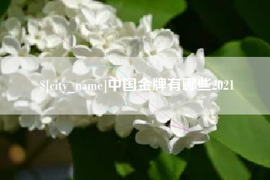 济宁中国金牌有哪些2021