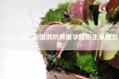 济宁中国消防救援学院招生章程公布!